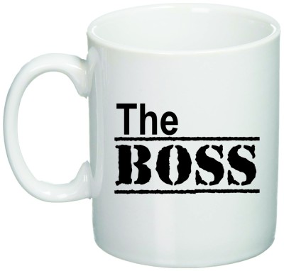 Cana alba personalizata &amp;quot;The Boss&amp;quot;, INOVATIX&amp;reg;. 330ml foto