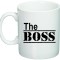 Cana alba personalizata &quot;The Boss&quot;, INOVATIX&reg;. 330ml