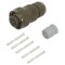 Conector militar AMPHENOL AIR GCB3106M-14S-5SNB 5 pini, tip mufa crimpata 13A