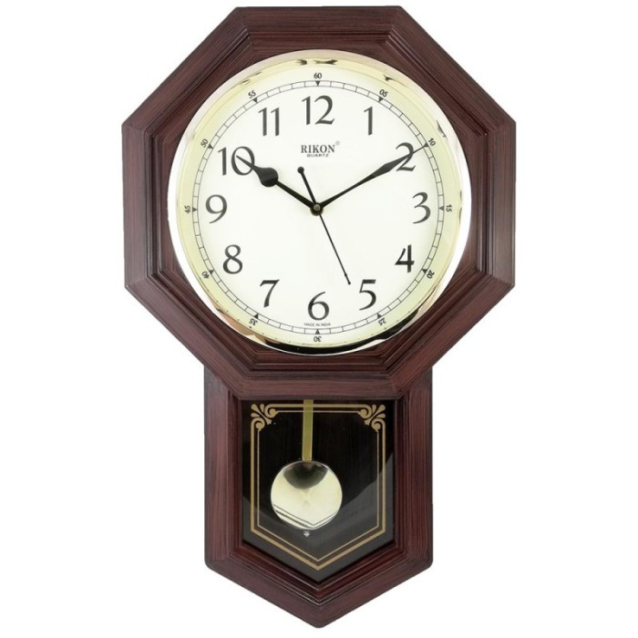 Ceas de perete cu pendul? RIKON RK-29 Brown