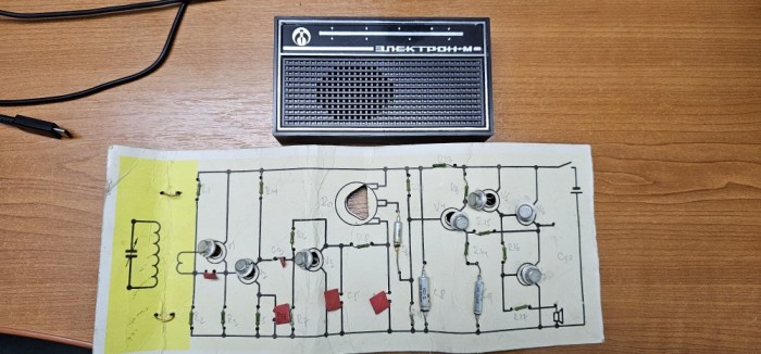 CARCASA RADIO ELECTRON -M RUSESC , PARTEA FATA , DIFUZOR + PIESE .