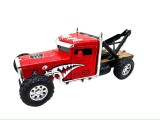 Macheta Hot Rod Tow Truck 1:32 replica metal rosie tip platforma rescue
