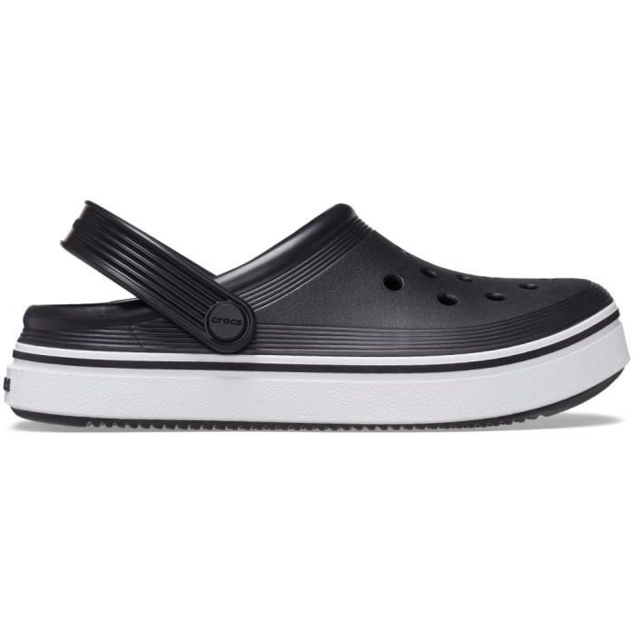 Saboți Crocs Crocband Off Court Clog Kids Negru - Black