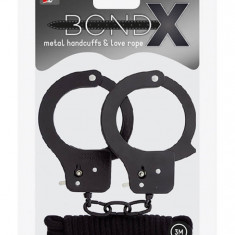 Bondx - Set Catuse Metalice si Funie de Legare