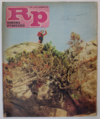 ROMANIA PITOREASCA , REVISTA LUNARA EDITATA DE MINISTERUL TURISMULUI , NR.11 , NOIEMBRIE, 1980 foto