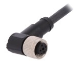 Cablu de Conectare M12 4 PIN &icirc;n Unghi 2m 250VAC 4A PUR