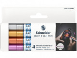 Marker metalic Paint-It 010 0,8 mm,4 bucati set,4 culori, Schneider