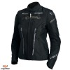 Geaca (jacheta) femei pentru scuter - motocicleta Racing/Roadster Ixon vara model Striker AIR WPL LS culoare: negru Negru S
