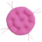 Cumpara ieftin Perna rotunda, roz, &Oslash; 60 x11 cm, tesatura Oxford