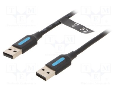 Cablu USB 2.0 VENTION A nichelat 0,25m foto