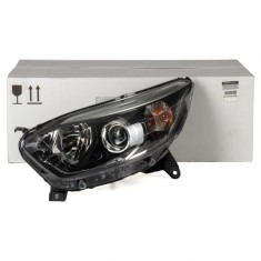 Far Renault Captur -04.2017 Non Facelift, H1+H1, halogen, ajustare electrica, cu motoras, rama argintie, partea stanga, Original, 260603859R