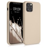 Husa pentru Apple iPhone 12 / iPhone 12 Pro, Silicon, Crem, 53844.154, Carcasa, Kwmobile
