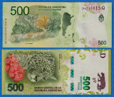 ARGENTINA █ bancnota █ 500 Pesos █ 2016 █ P-365 █ SERIA Q █ UNC █ necirculata