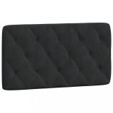Cumpara ieftin Perna tablie de pat, negru, 100 cm, catifea