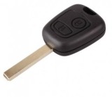 Set 2 bucati - Carcasa cheie Topautochei&amp;#174; compatibila cu Citroen C2 C3 C4 C6, 2 butoane