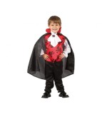 Costum carnaval Vampir Rosu pentru copii, marime 92/104 cm ( 3-4 ani)