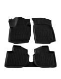Set covorase auto din cauciuc tip tavita Skoda Rapid (2012-2019)