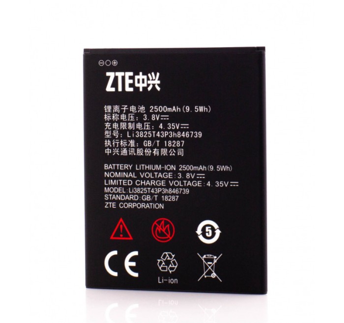 Acumulator ZTE Li3825T43P3h8 46739, OEM, LXT