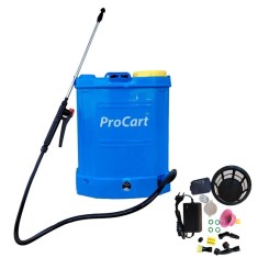 Pompa de stropit cu acumulator, 20l, curele de prindere reglabile, 5.5 bar, 80 psi, 12v, 8ah MultiMark GlobalProd foto