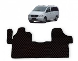 Cumpara ieftin Covor Pres Auto Piele Romb ALM dedicat Mercedes Vito W639 (2003-2014), Antiderapant, Fabricat in Romania