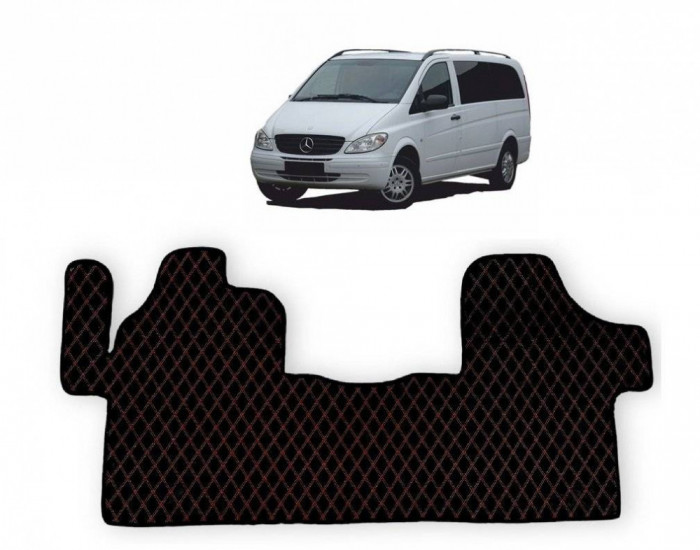 Covor pres Lux piele romb dedicat Mercedes Vito W639 2003-2014