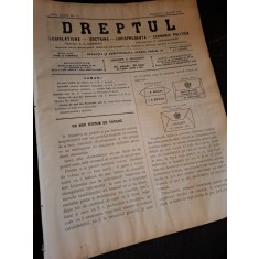 Dreptul, Revista de legislatiune, doctrina, jurisprudenta, economie politica,Anul XXXIV nr.19 1905 - C.G.Dissescu, V.Athanasovici, Paul Negulescu, Al.
