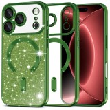 Asteroid GSM - Luxury Glitter MagSafe - iPhone 18 Pro Max / iPhone 17 Pro Max - Deep Green