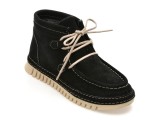 Ghete GRYXX negre, 3911502, din piele intoarsa