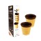 Pahare comestibile Chocup&reg; mini, Napolitana si Ciocolata, 5 BUC, Chocup