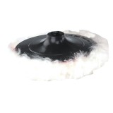 Burete de lustruire Worcraft CP12-180 din lana de oaie pentru metal