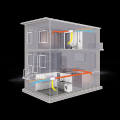 Pax inVENTer Eos 100H Ventilatie recuperare de caldura Semicentralizata foto