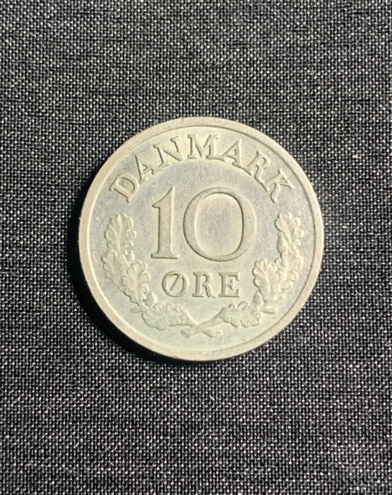 Moneda 10 ore 1970 Danemarca