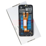 LCD+Touchscreen cu Rama Samsung Galaxy A03 CORE / A032 BLACK Original Service Pack