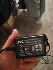 Incarcator original JVC AP-V14 AP-V14A AP-V14E AP-V15 E , DC 11V, 1A foto