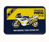 Set petice vulcanizare Pang PF25 pentru camera motociclete si scutere, 5 petice si solutie lipit Kft Auto