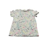 Tricou copil , gri cu pete colorate , 4-6 ani