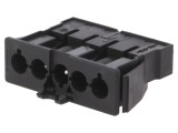 Conector regletă de conexiuni deconectabilă cu bornă cu arc