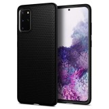 Husa TPU Spigen Liquid Air Matte pentru Samsung Galaxy S20 Plus G985 / Samsung Galaxy S20 Plus 5G G986 , Neagra ACS00754