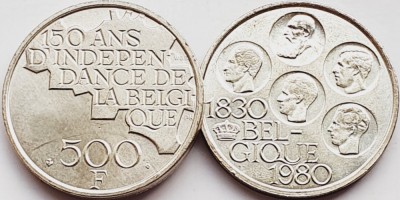 3050 Belgia 500 Francs 1938 Independence; French text km 161 aunc-UNC foto