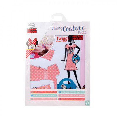Set de croitorie hainute pentru papusi Couture Disney Twiggy Minnie, Dress Your Doll EduKinder World foto