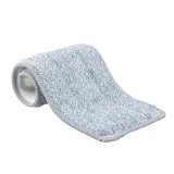 Cumpara ieftin Rezerva pentru mop plat, microfibra, gri, 120 x 325 mm