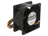 Ventilator axial DC 24V 80x80x38mm 222m3/h 69dBA