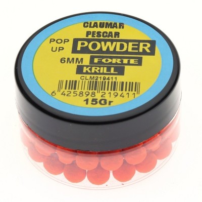 Pop-up Forte Powder Claumar Krill 15GR 6mm foto