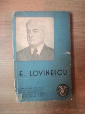 E. LOVINESCU , VREMEA 1942 foto