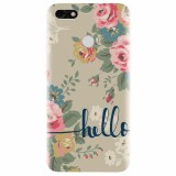 Husa silicon pentru Huawei P9 Lite mini, Cute Flower Phone