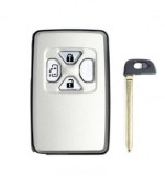Set 2 bucati - Carcasa cheie Topautochei&amp;#174; compatibila cu Toyota Avalon Camry Highlander Crown Corolla, 3 butoane