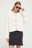 Abercrombie &amp; Fitch cardigan femei, culoarea bej