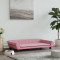Pat de caini, roz, 100x50x21 cm, catifea GartenMobel Dekor