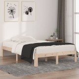 vidaXL Cadru de pat mic dublu, 120x190 cm, lemn masiv 810335