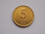 5 CENTAVOS 2008 ARGENTINA, America Centrala si de Sud